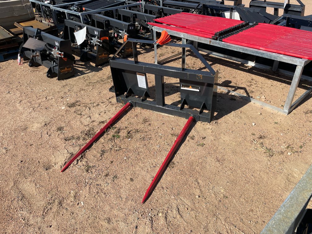 LandHonor Skid Steer Bale Spear Attachment