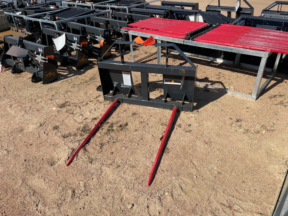 LandHonor Skid Steer Bale Spear Attachment