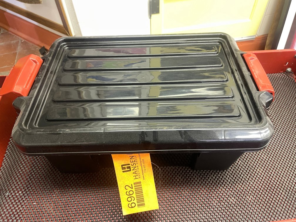 Small Tote of Threaded Sanding Discs