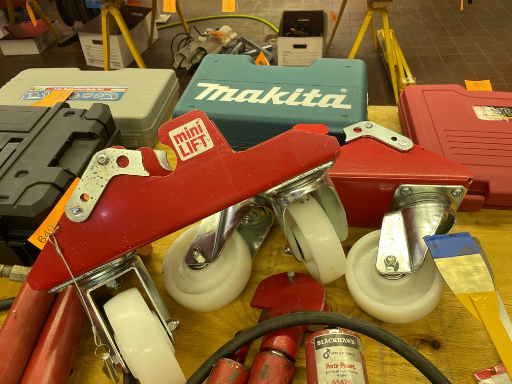 (2) Mini Lift Dollies