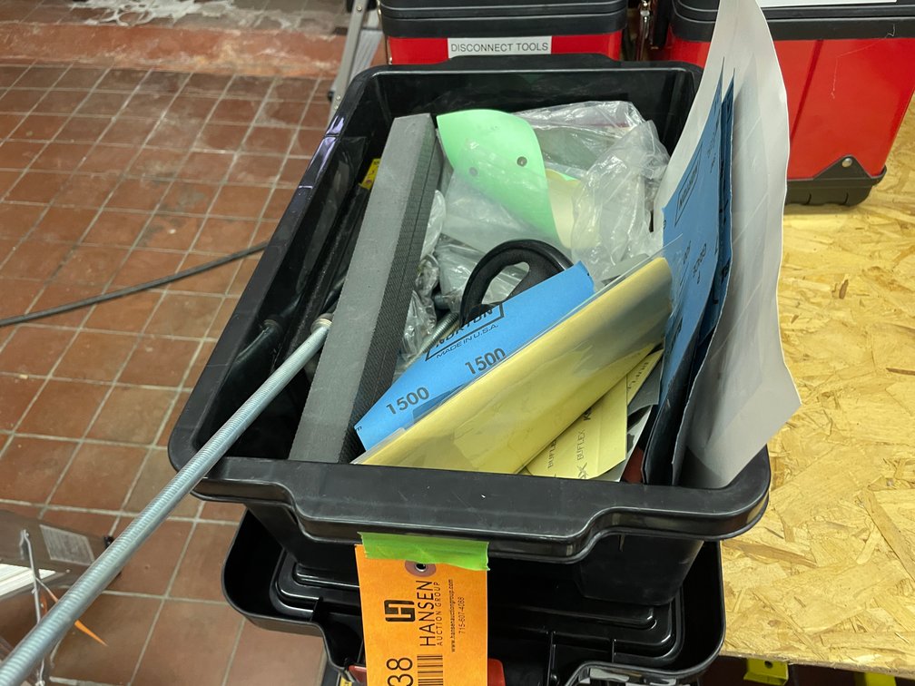 Dent Pulling Tool and Various Sandpaper