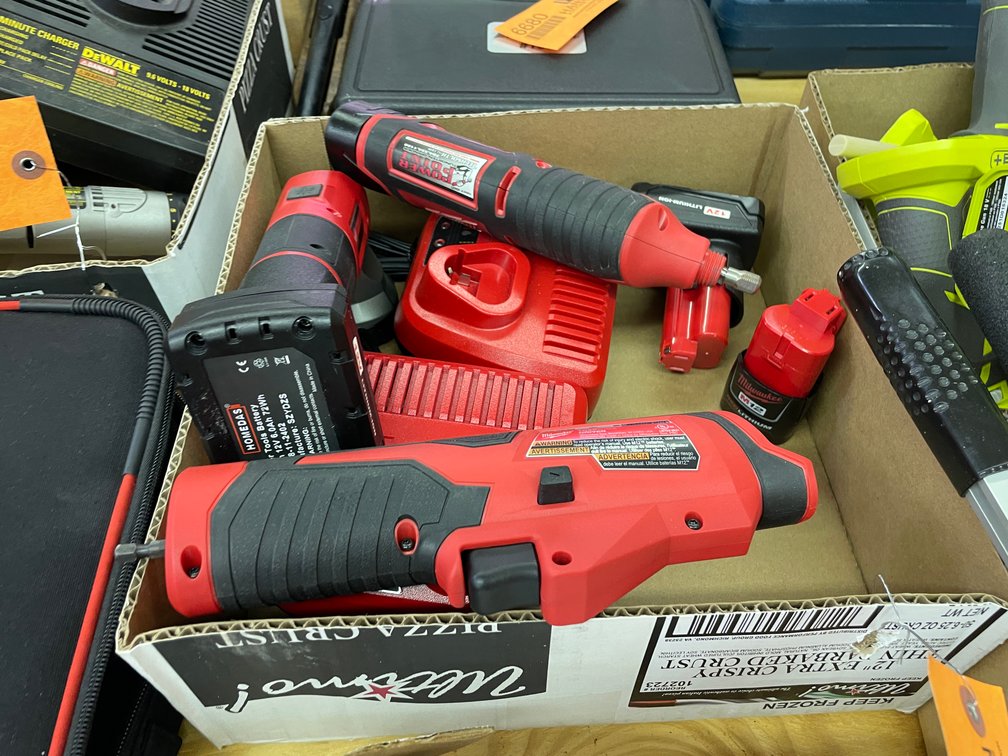 (3) Milwaukee 12V Tools and LaparoScope KV Adaptor