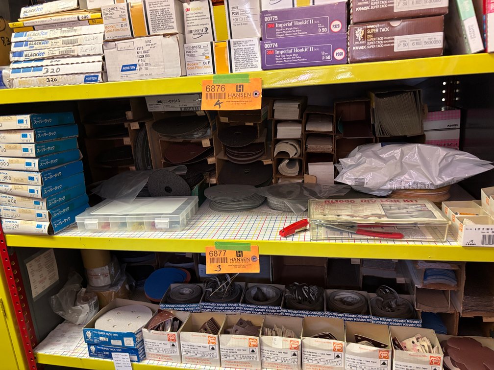 Assortment of Sandpaper