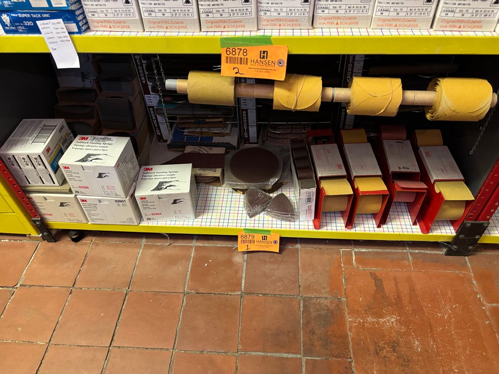 Assortment of Sandpaper