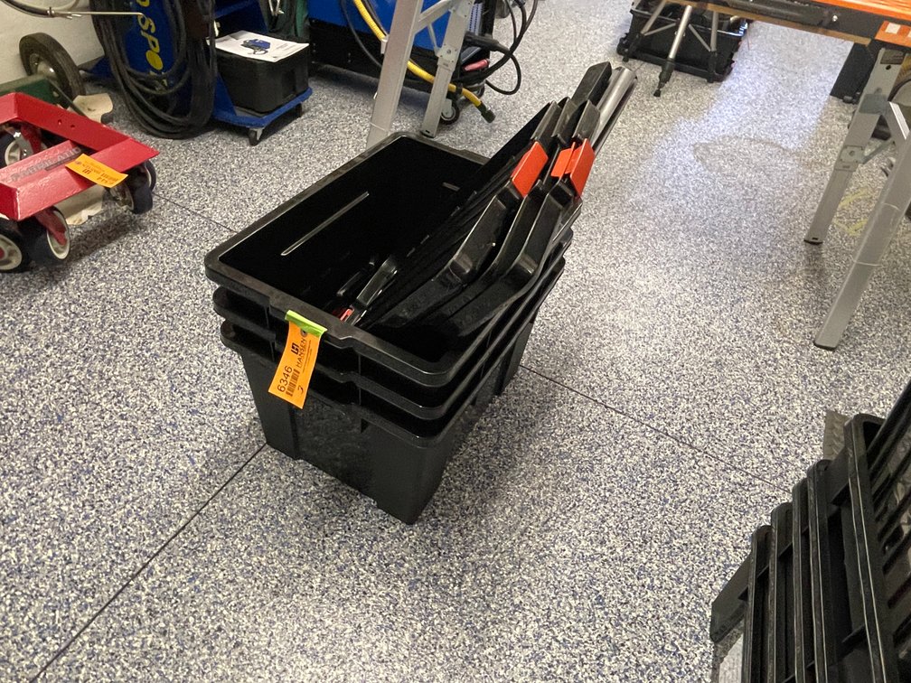 (3) Heavy Duty Totes with Lids