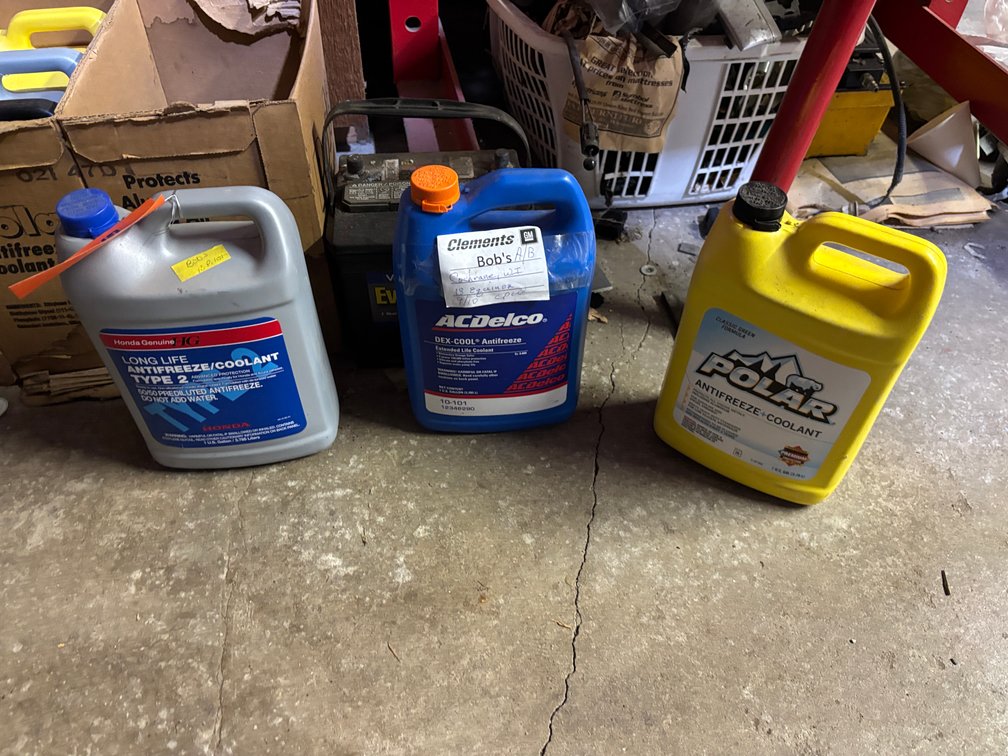 (3) Jugs of Antifreeze