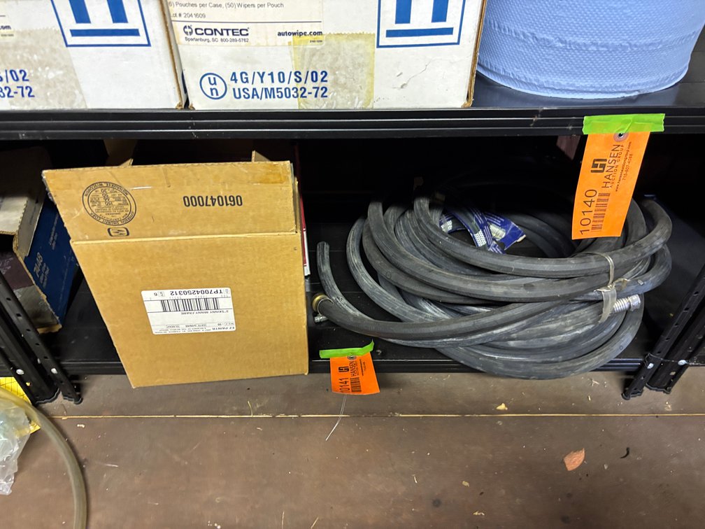 Hose, Scuff Pads, and Paint Rollers