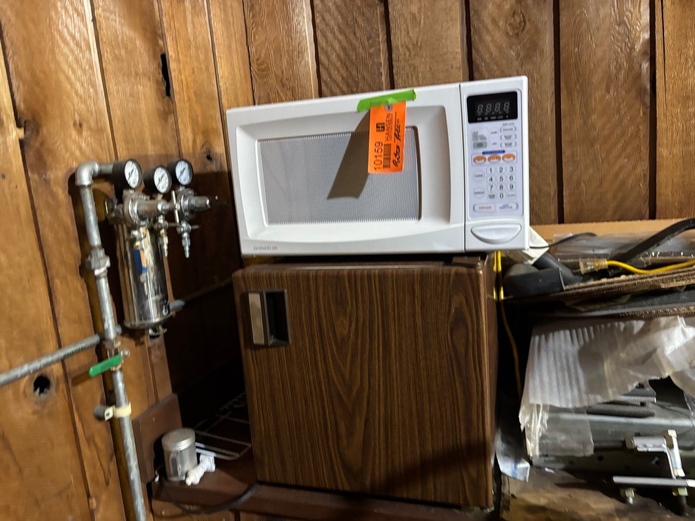 Mini Refrigerator and Microwave