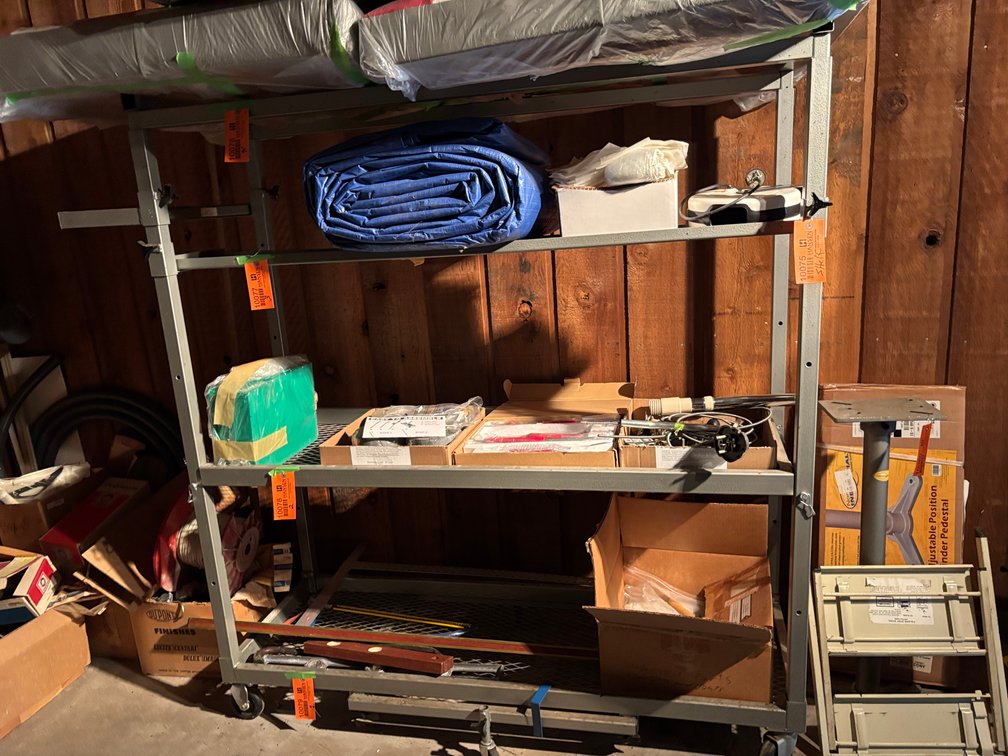 Metal Shelving Unit