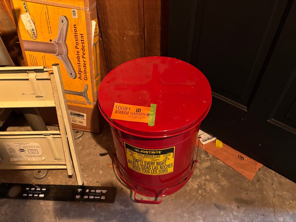 Flammable Trash Bin