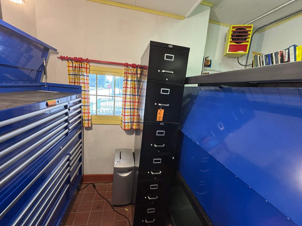 (2) Wesco Filing Cabinets and Paper Shredder
