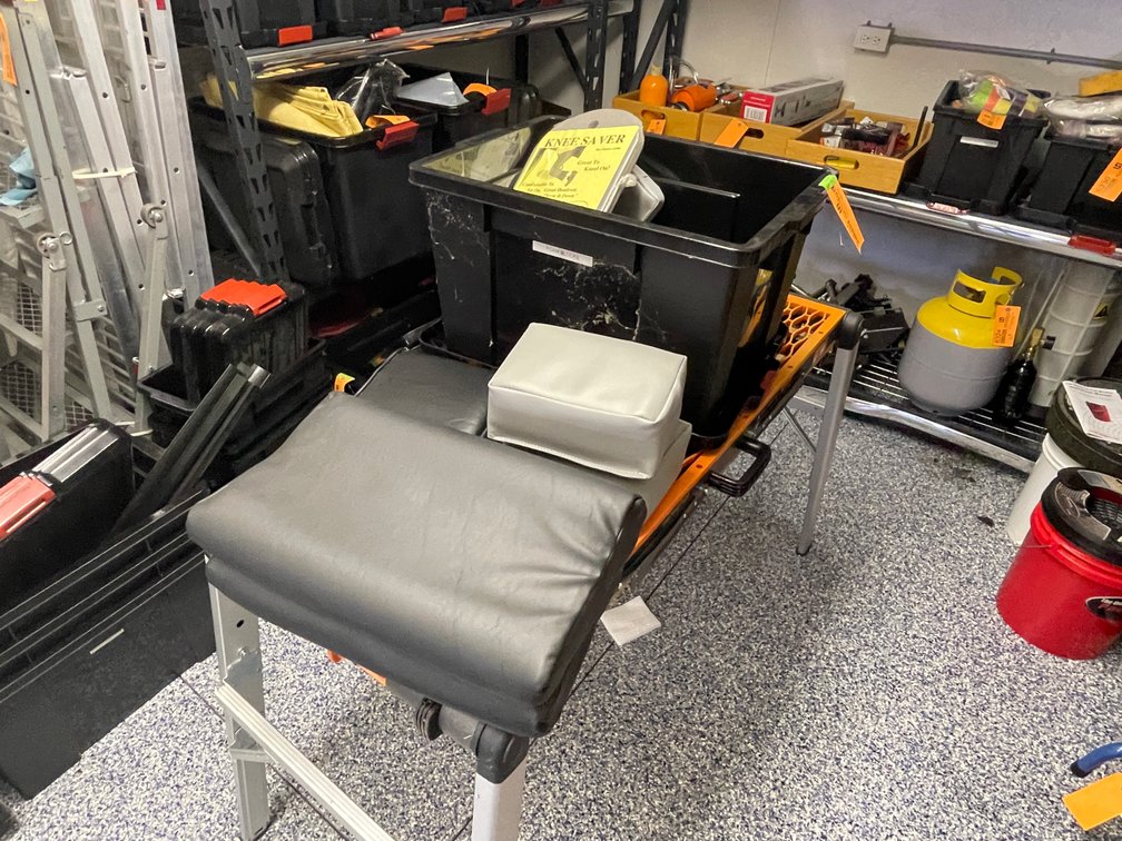 Tote of Kneeling Foam Blocks