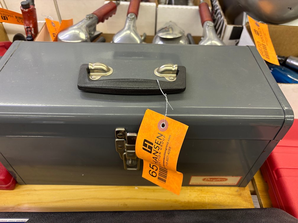 Pneumatic Chisel Bits in Toolbox