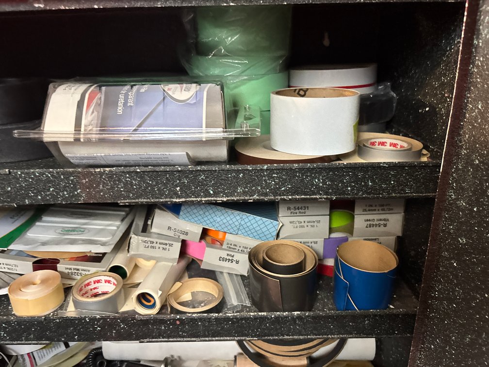Contents of Metal Cabinet