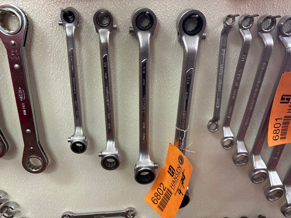 (4) Truecraft Ratcheting Wrenches