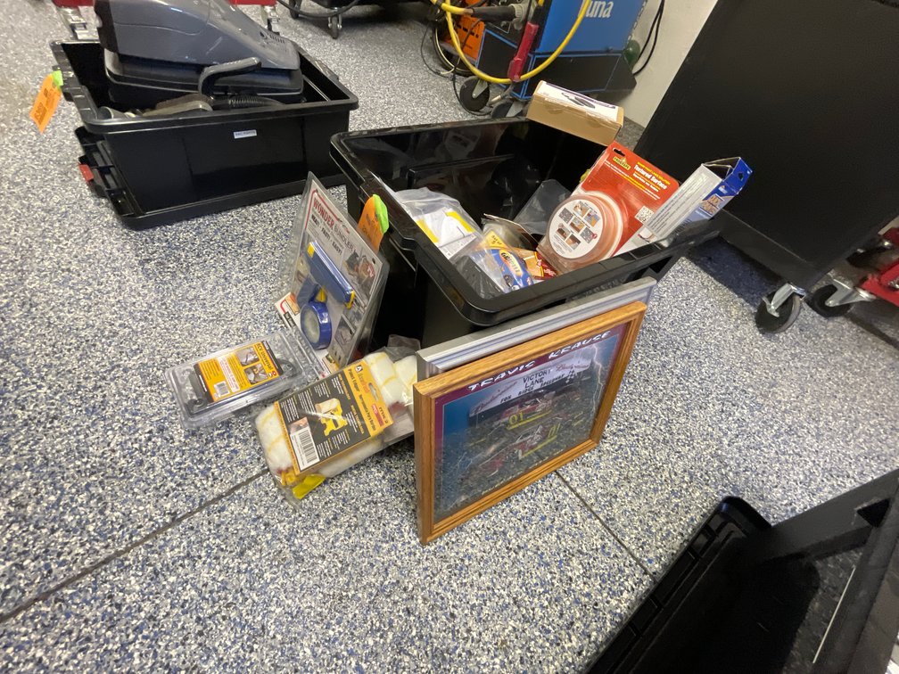 Tote of Assorted Items