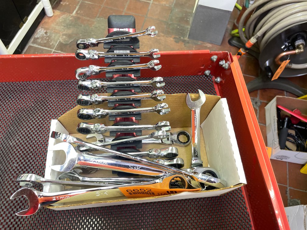 Set of S-K Ratchet Wrenches