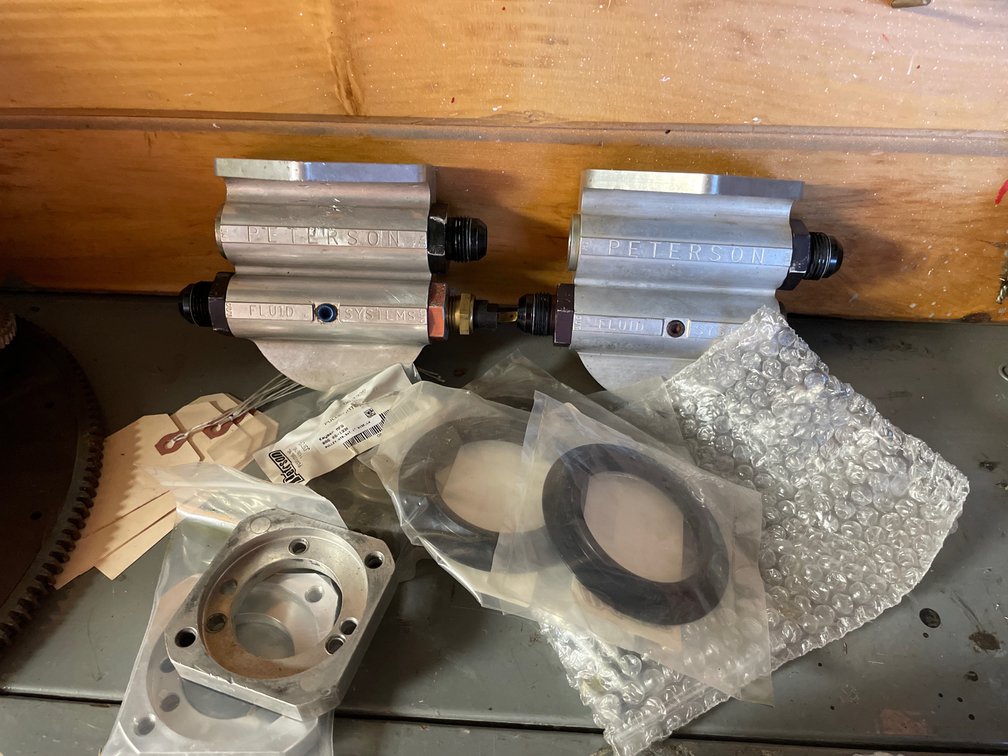 Peterson Fluid Systems Filter Mounts, Pulleys, Adapter Plates, and More