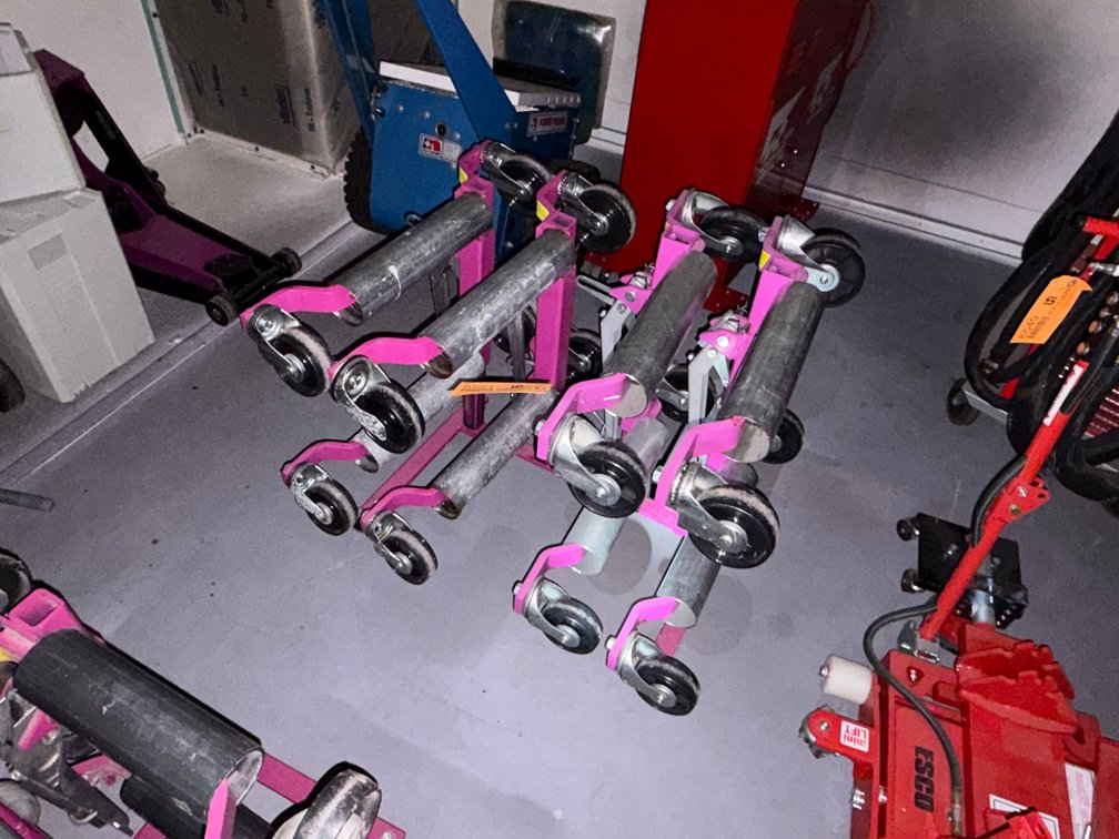 456 GoJak Rack with Set of Car Moving Dollies