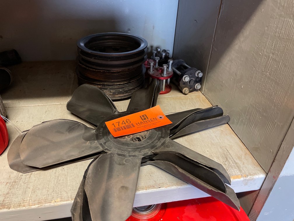 Engine Cooling Fans, Belt Pulleys, and Fan Spacers