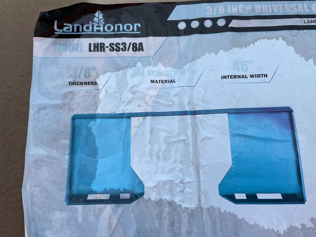 LandHonor 3/8" Thick Quick Attach Cut Out Mounting Plate