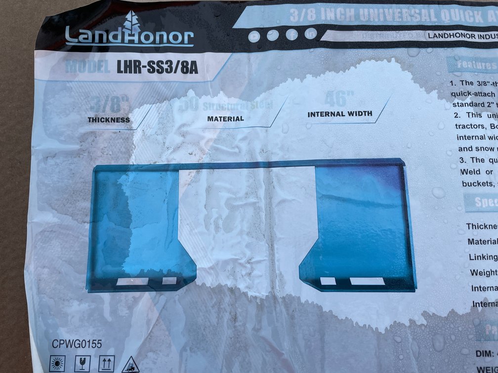 LandHonor 3/8" Universal Quick Attach Cut Out Mount Plate