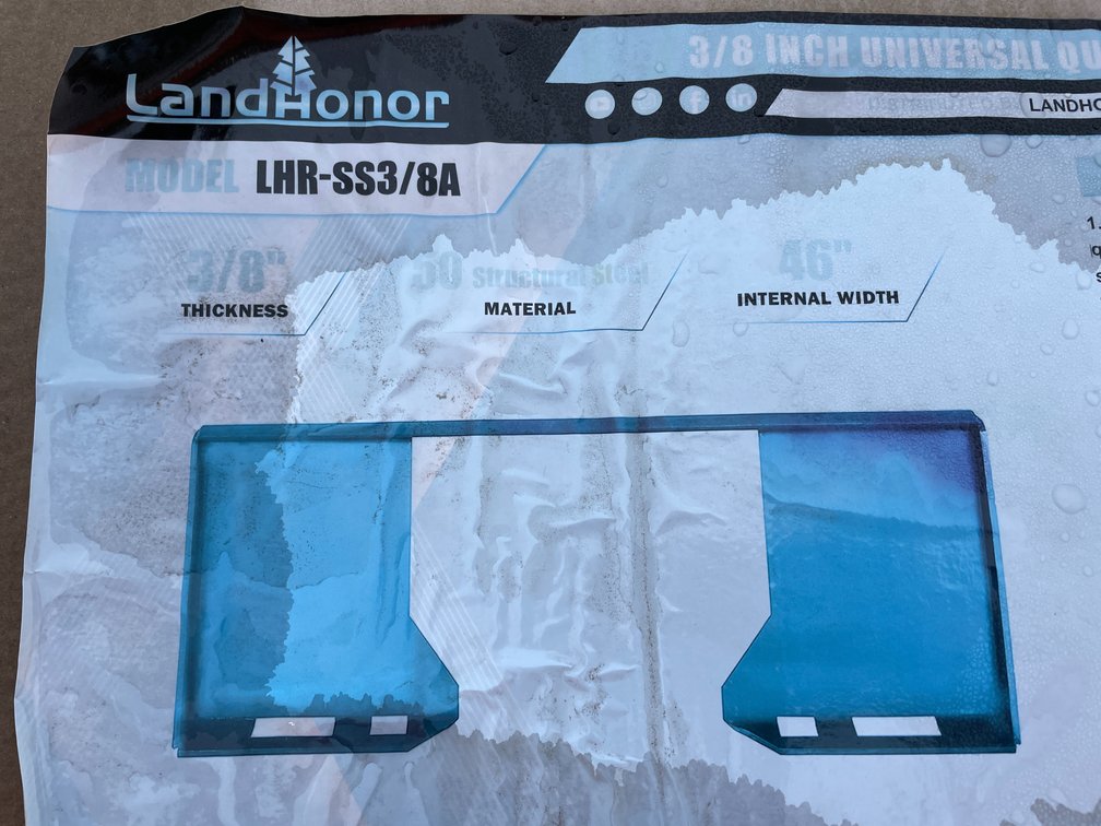LandHonor 3/8" Universal Quick Attach Cut Out Mount Plate