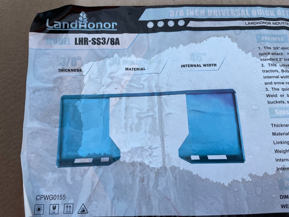 LandHonor 3/8" Universal Quick Attach Cut Out Mount Plate