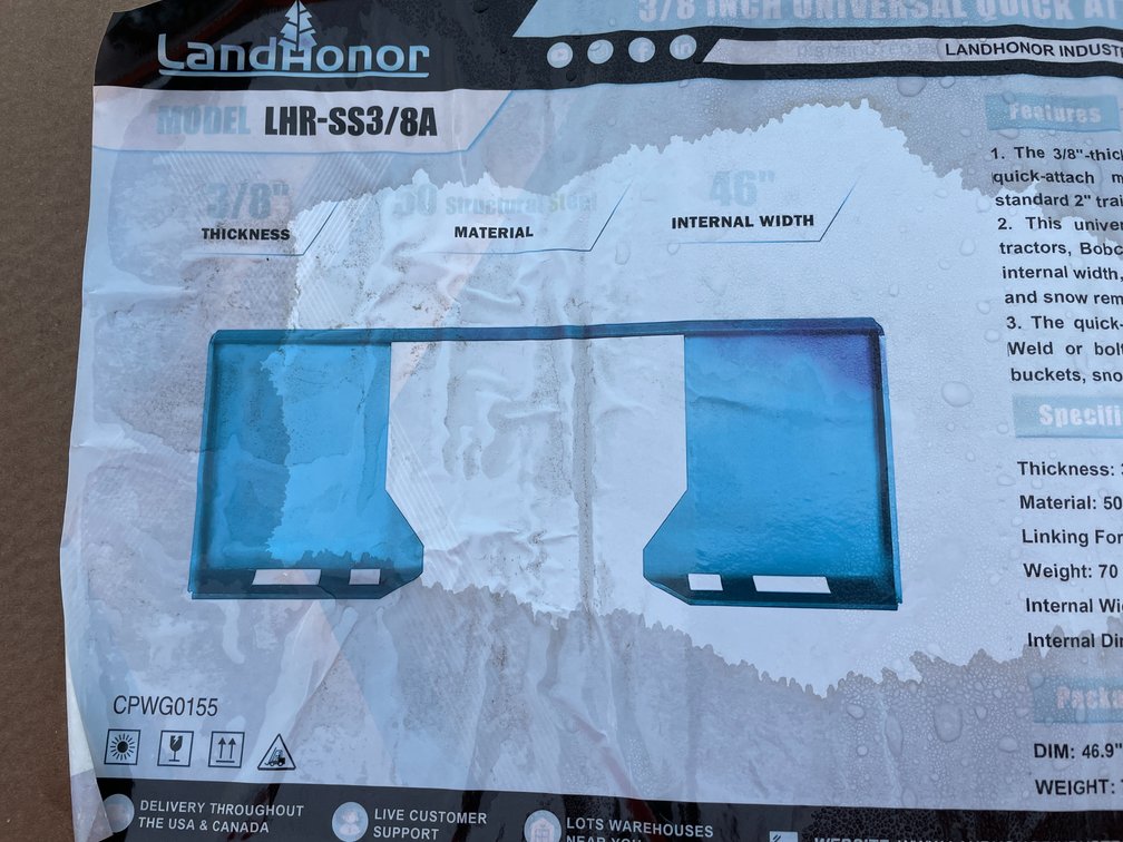 LandHonor 3/8" Universal Quick Attach Cut Out Mount Plate