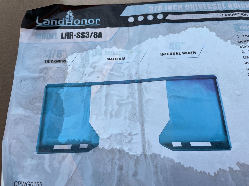 LandHonor 3/8" Universal Quick Attach Cut Out Mount Plate