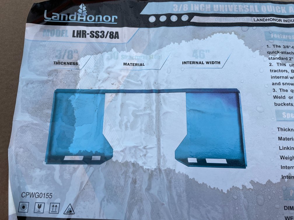 LandHonor 3/8" Universal Quick Attach Cut Out Mount Plate