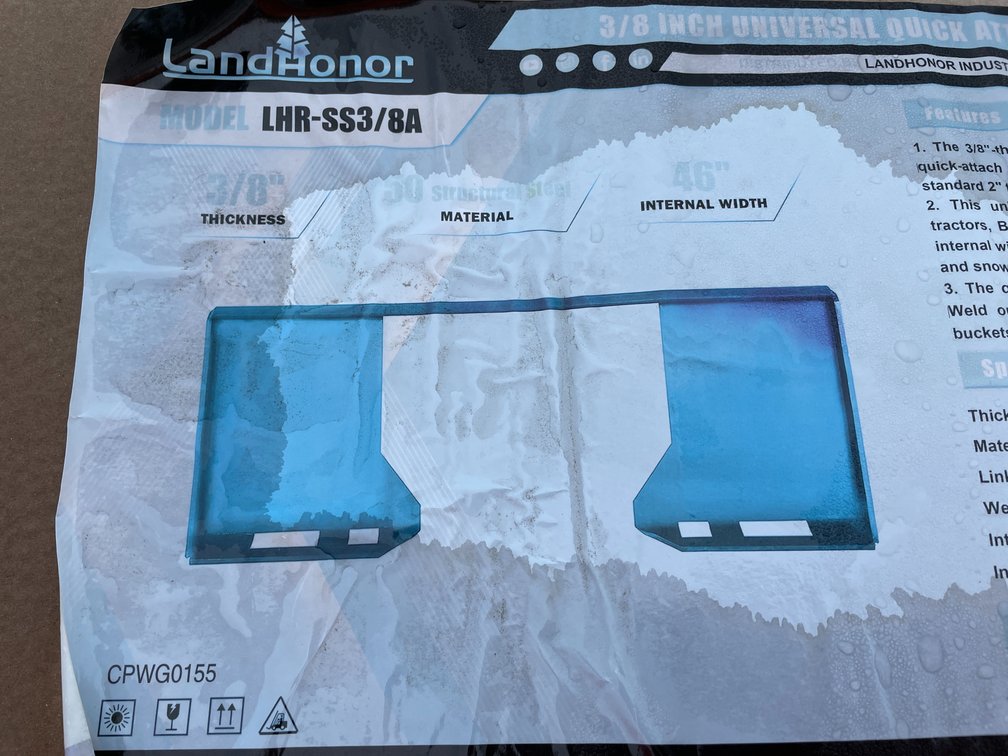 LandHonor 3/8" Universal Quick Attach Cut Out Mount Plate