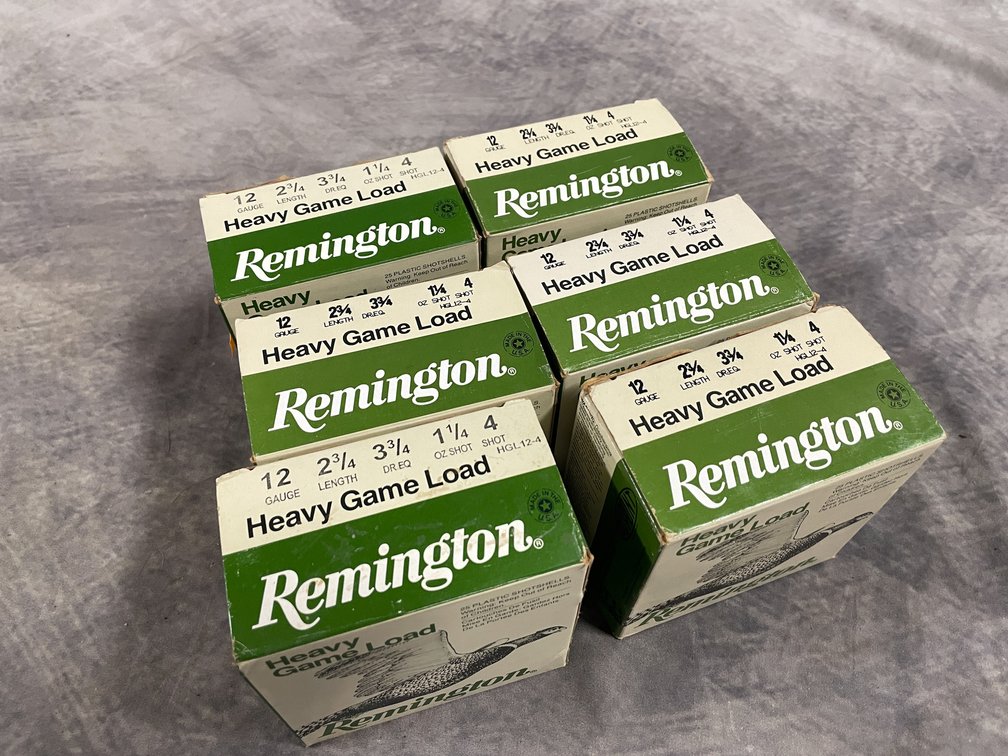 (150) Shells of Remington 12 Ga. Heavy Game Load (Neenah, WI)