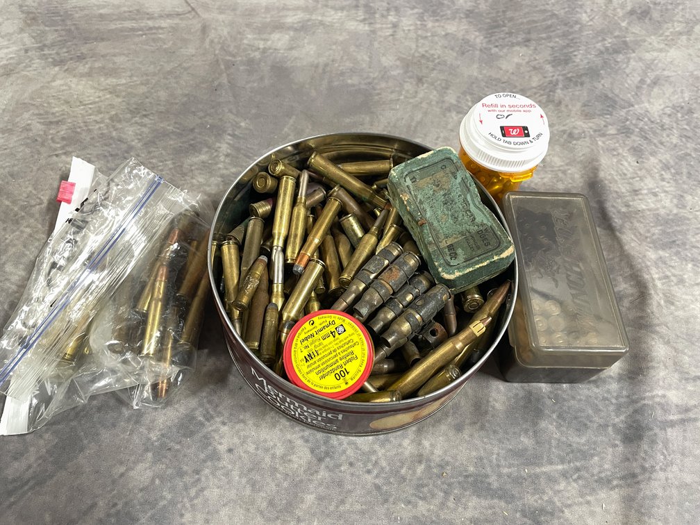 Tin of Various Caliber Loose Bullets (Neenah, WI)