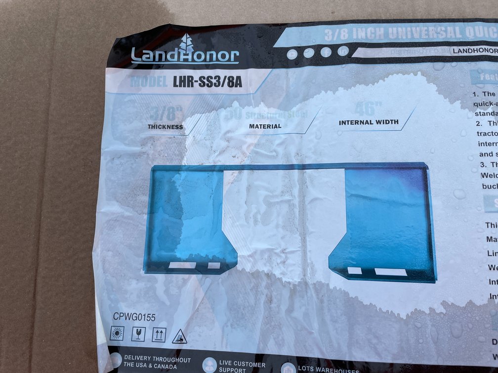 LandHonor 3/8" Universal Quick Attach Cut Out Mount Plate