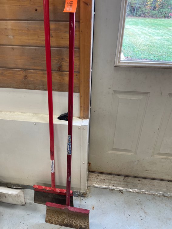 (2) Floor Scrapers