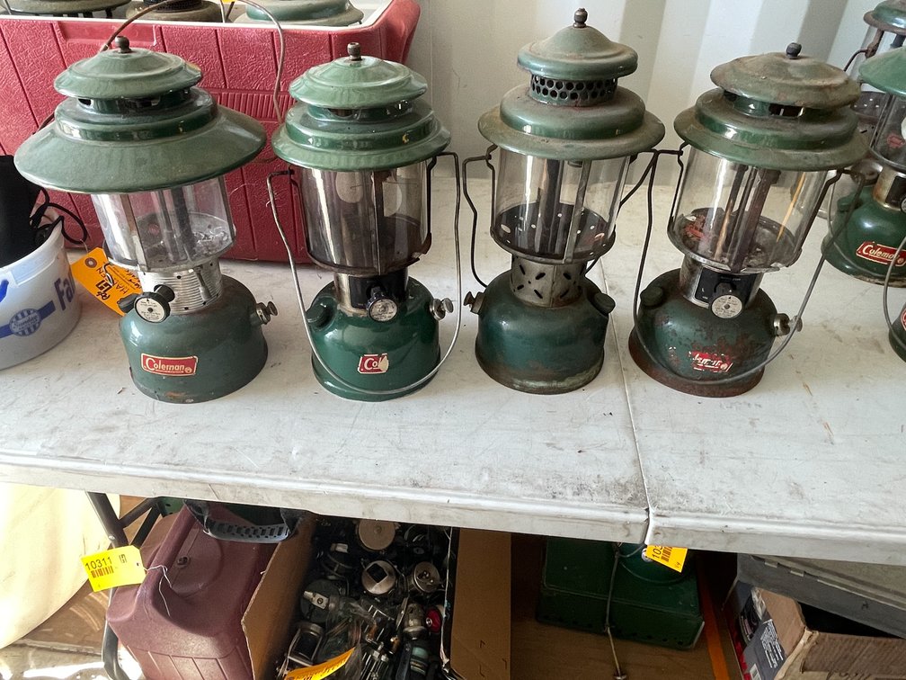 (4) Vintage Coleman lanterns (Neenah, WI)