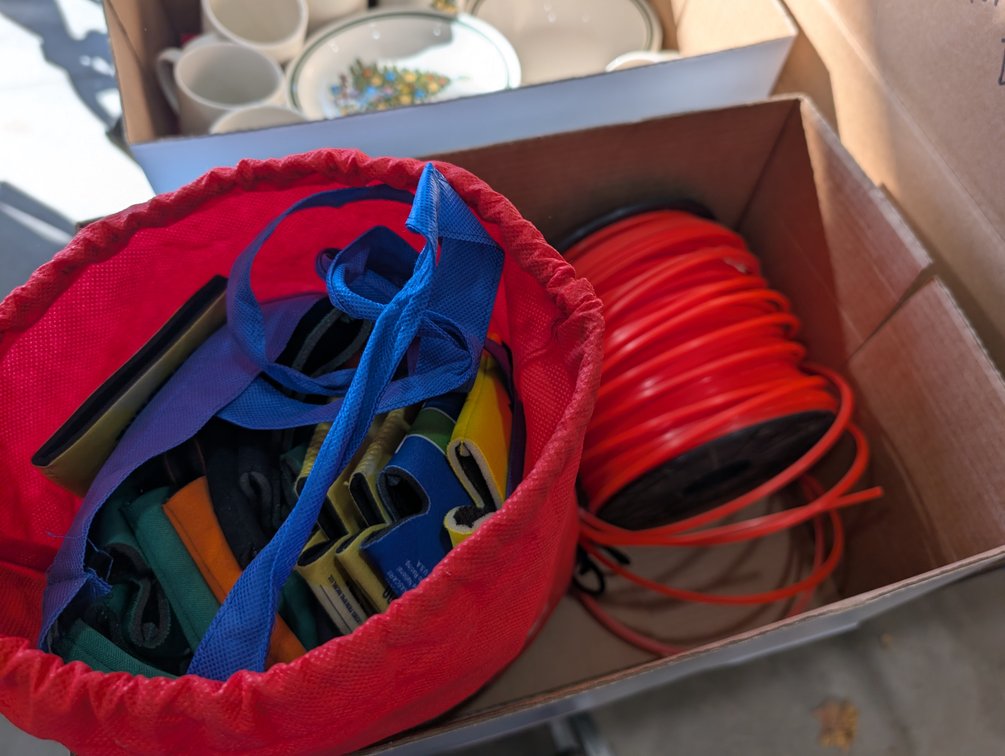 Trimmer Line and Can Koozies