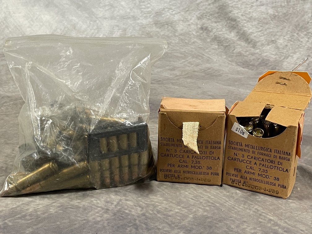 7.35 Carcano Rounds and Brass (Neenah, WI)