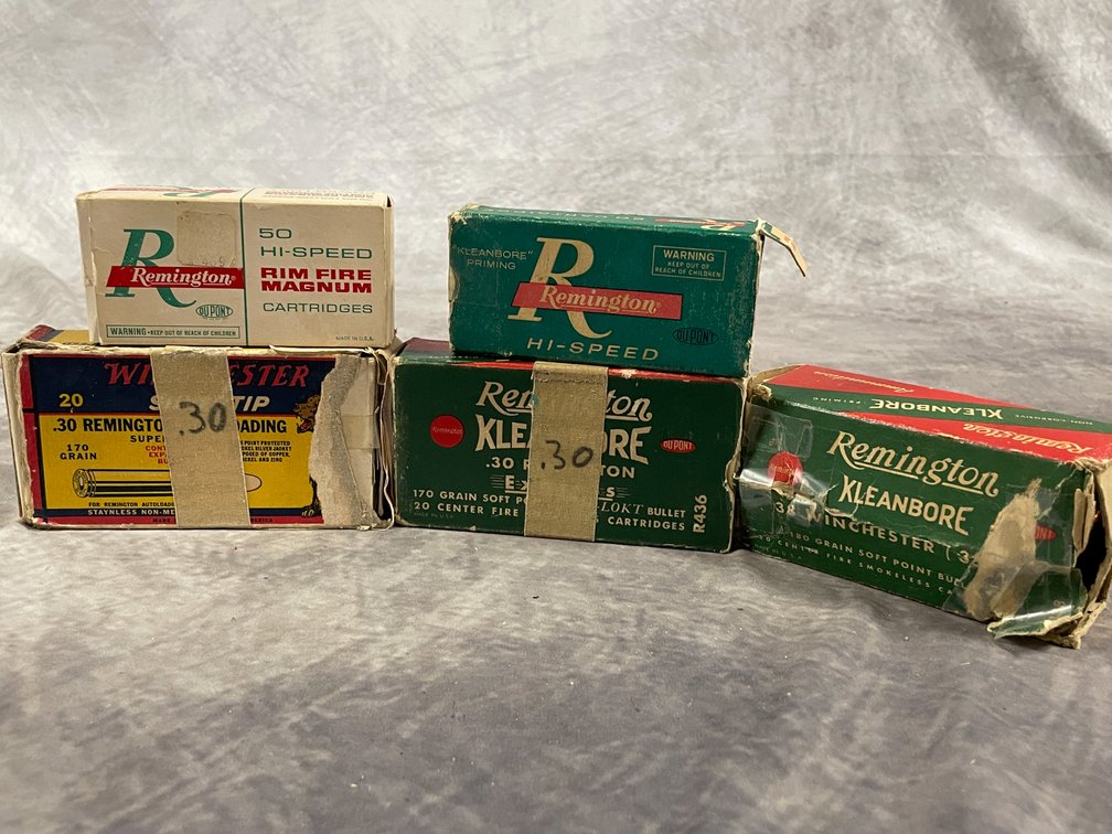 (5) Boxes of Mixed Caliber Ammo (Neenah, WI)