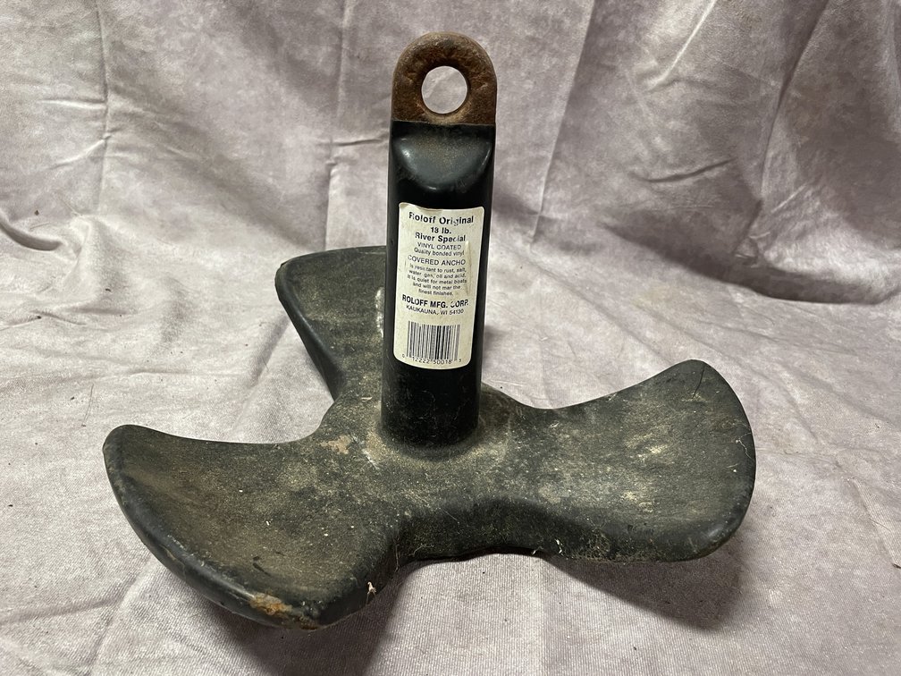 Roloff Cast Iron River Anchor (Neenah, WI)