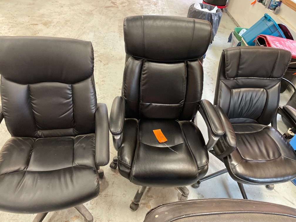 (3) Black Executive Office Chairs
