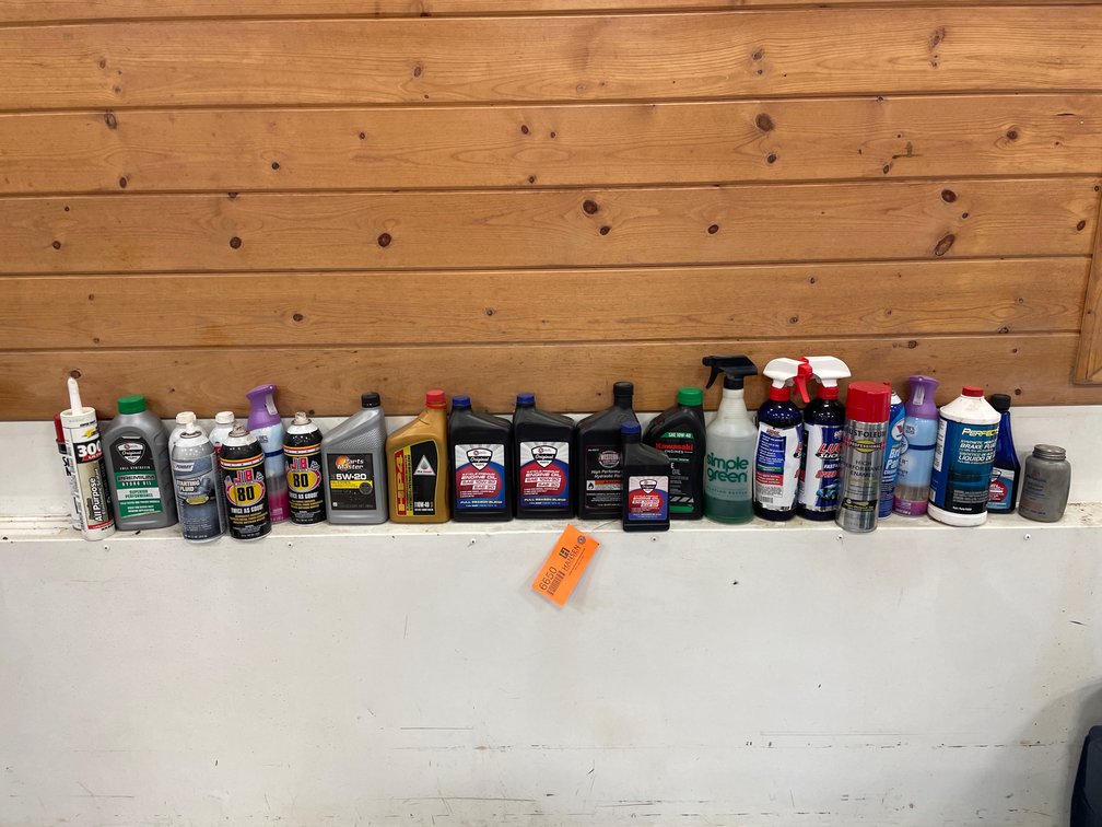 Engine Oil, Hydraulic Fluid, Lubricant Sprays, Cleaners, and More
