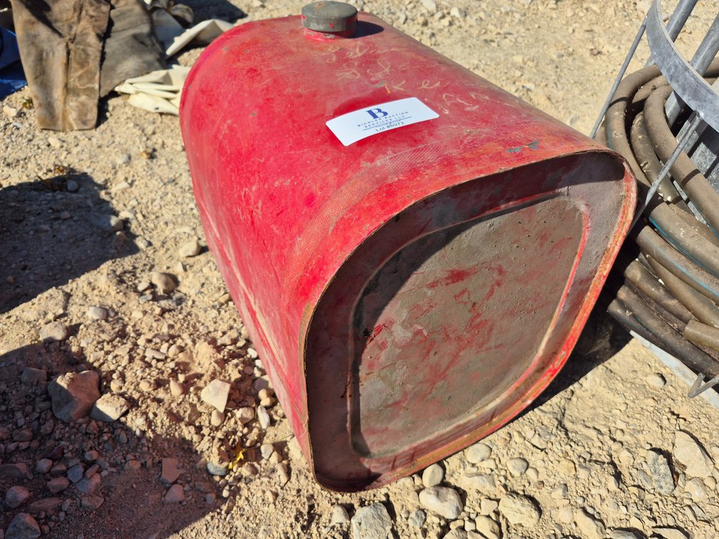 Red Metal Fuel Tank