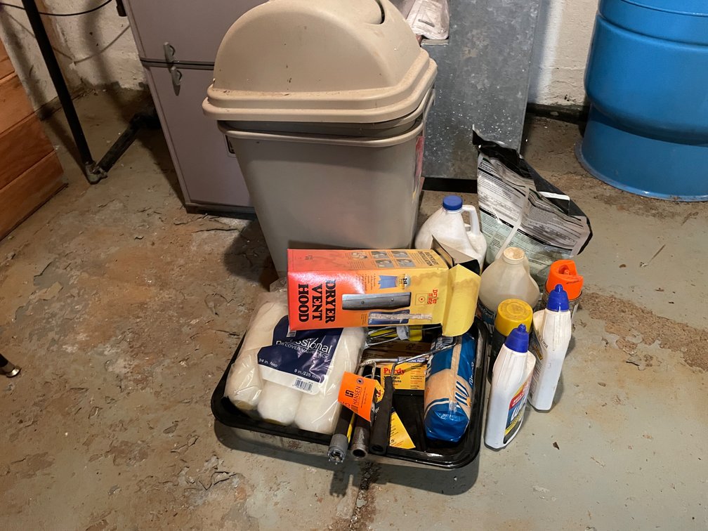 Trash Cans, Painting Supplies, and More
