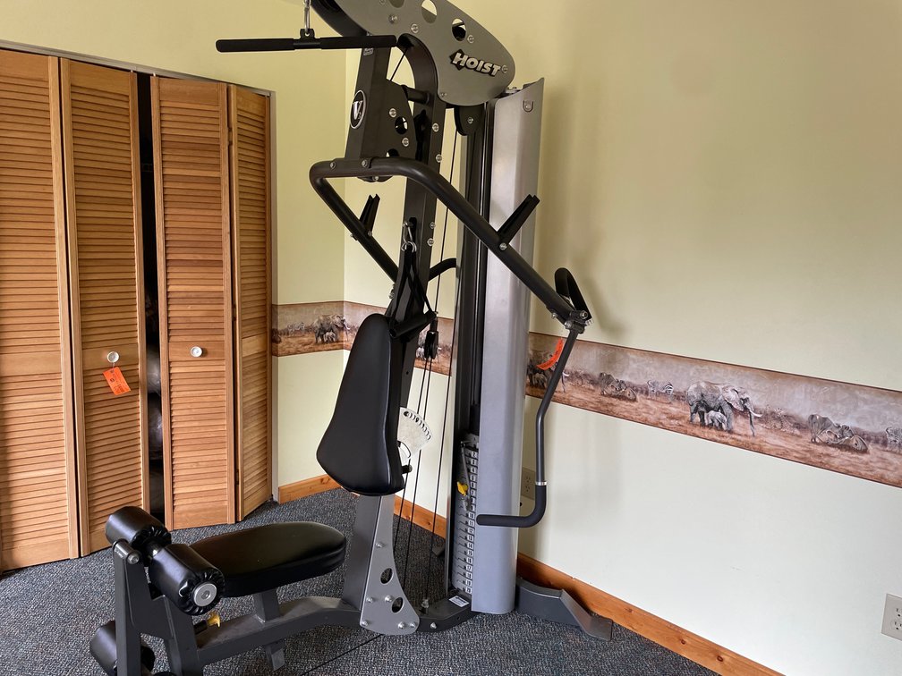 Home Gym Weight Machine and Olympic Weight Plates