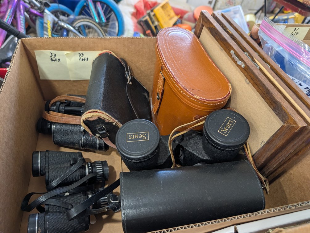 Binoculars and Cases