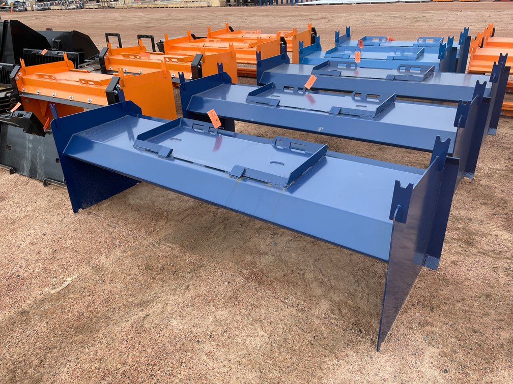 New KC 96" Skid Steer Light Commercial Snow Pusher