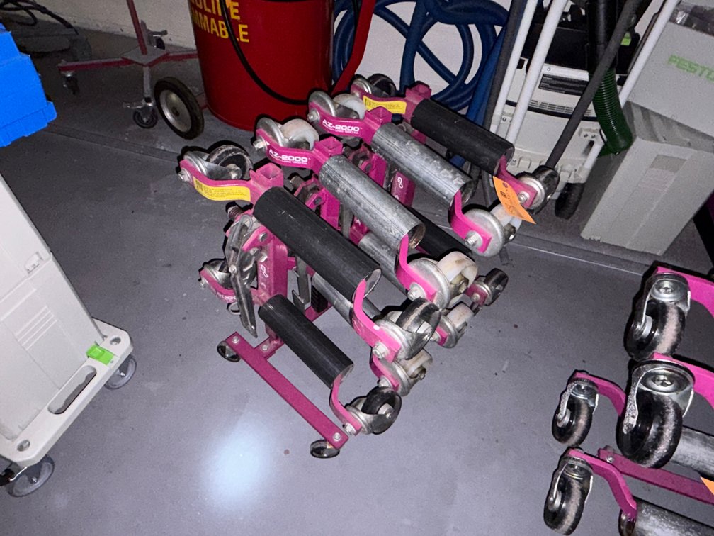 457 GoJak Rack with Set of Car Moving Dollies