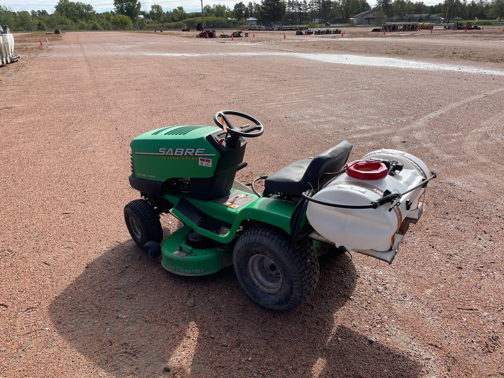 John Deere "Sabre" Lawn Tractor with Sprayer